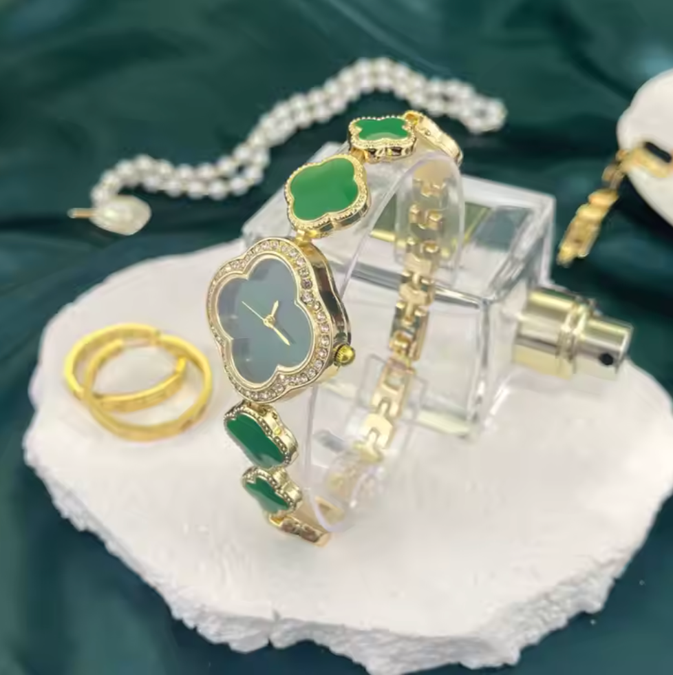 Reloj Esmeralda +🎁 ARETES 👀