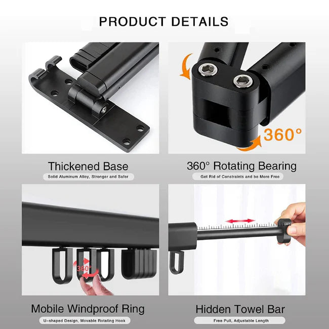 Oferta Tendedero de Ropa Plegable 360° 2 Reseñas