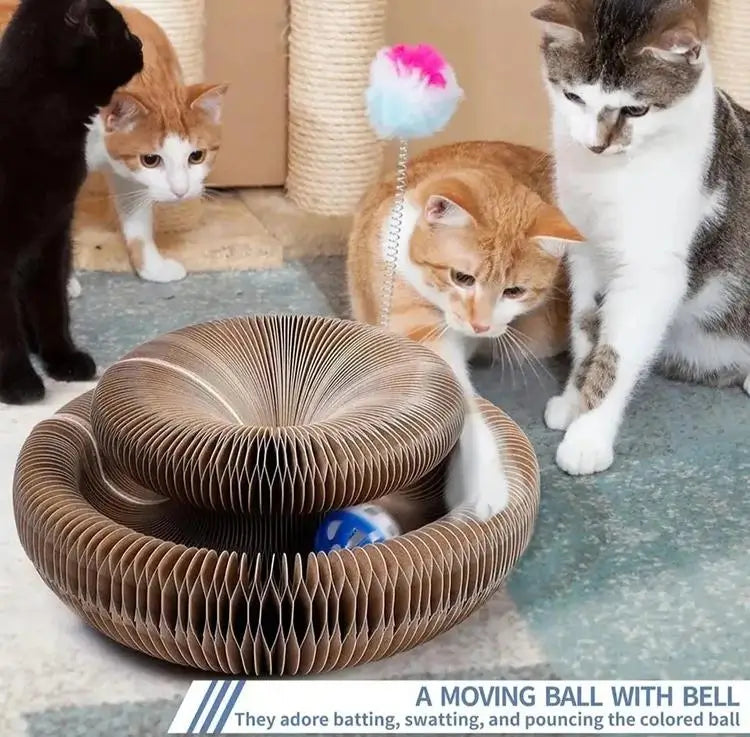 Juguete Rascador Para Gatos 3 en 1