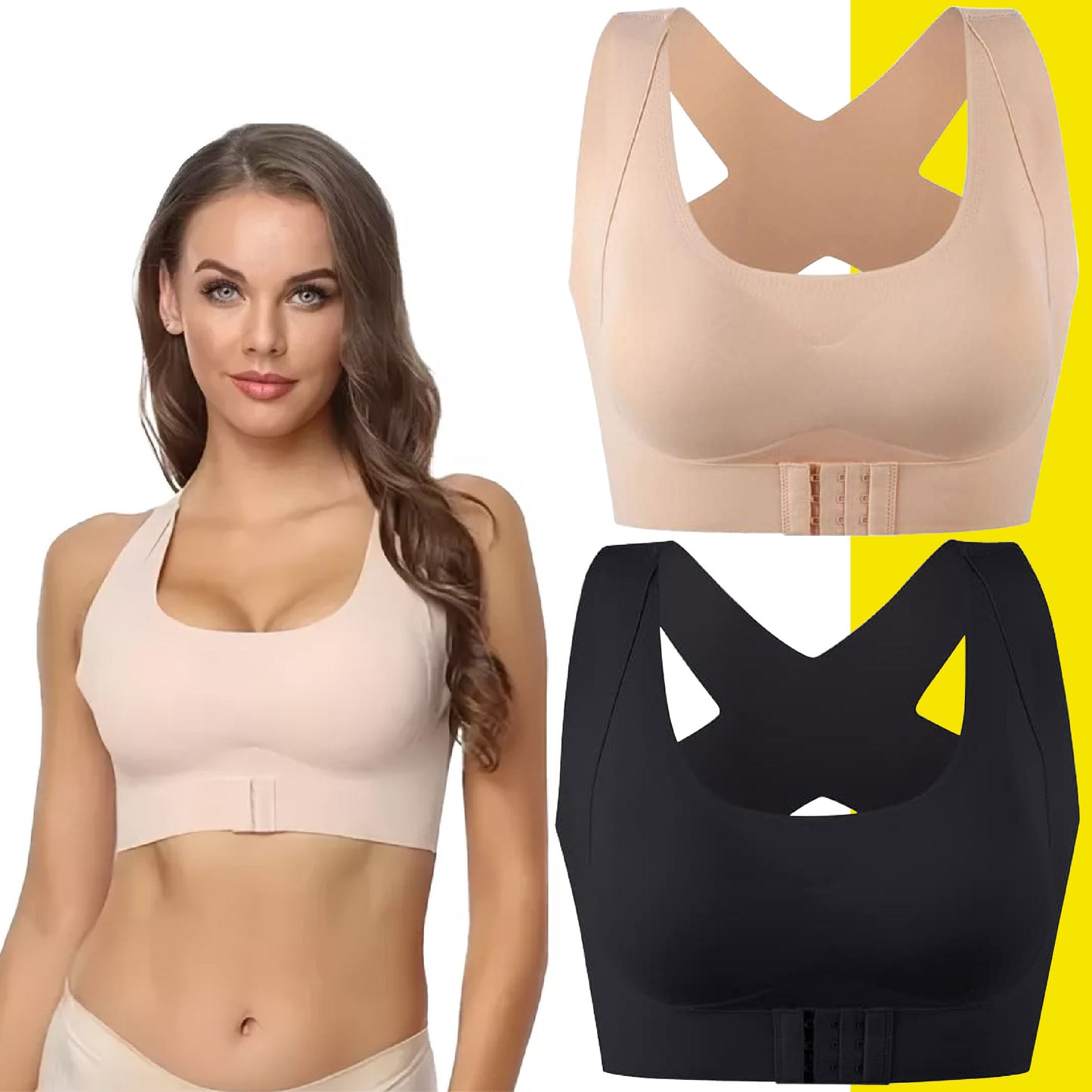 Top Brasier RealzaFit - El top que te da soporte y realce donde más lo necesitas!