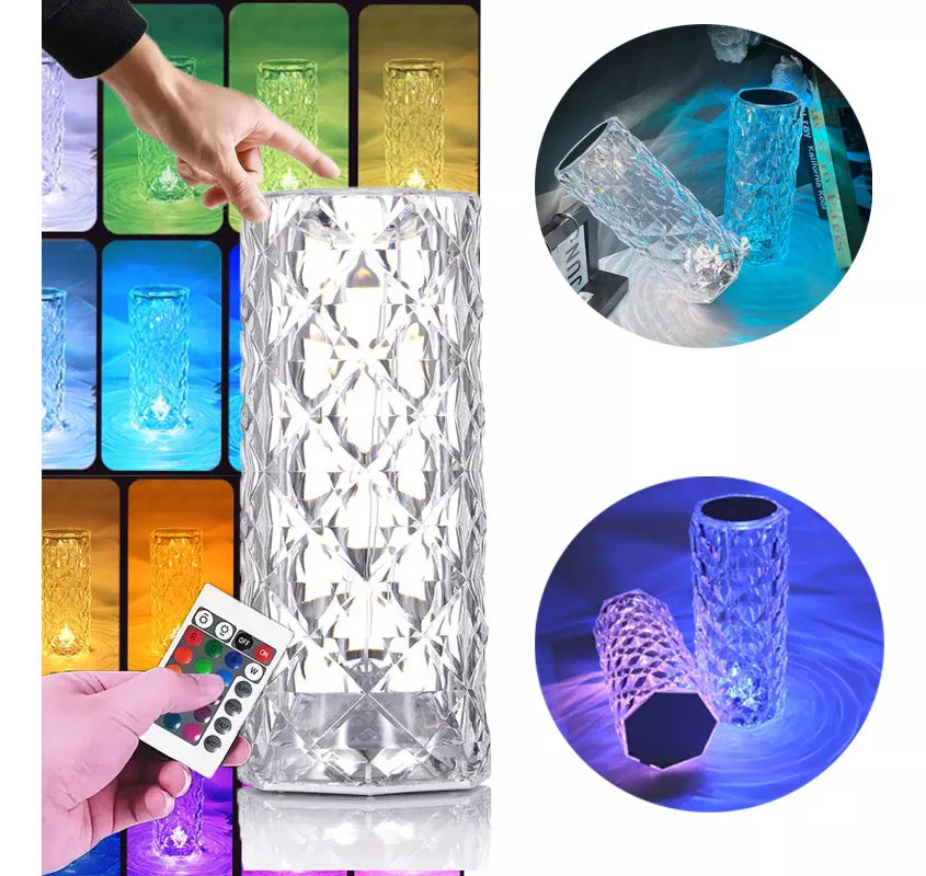 Lámpara de mesa Diamante de 16 Colores