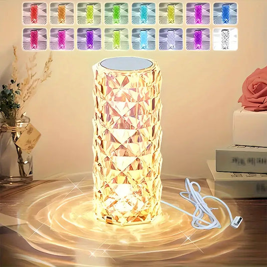 Lámpara de mesa Diamante de 16 Colores