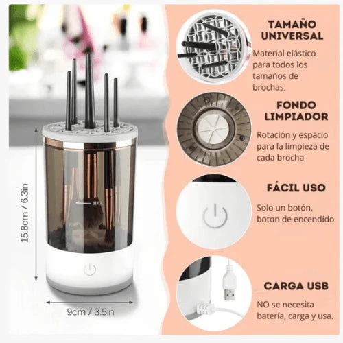 Limpiador De Brochas De Maquillaje