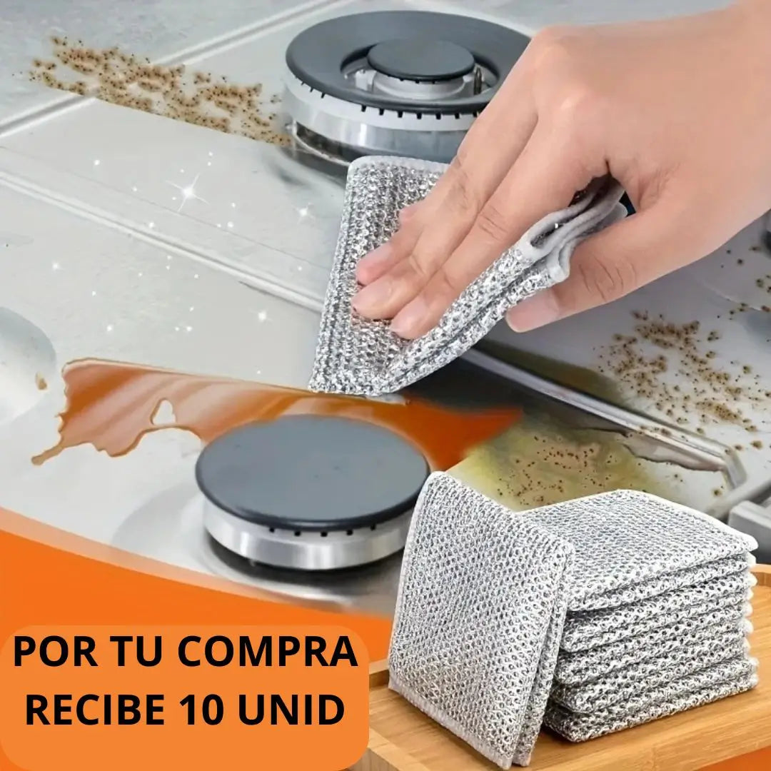 Transforma tu cocina en segundos con el Paño Mágico Pack de 10 Unidades!