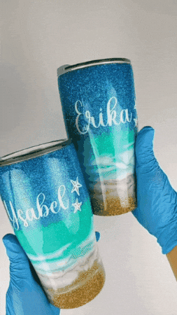"Cada sorbo, una obra de arte – Vasos en resina personalizados"