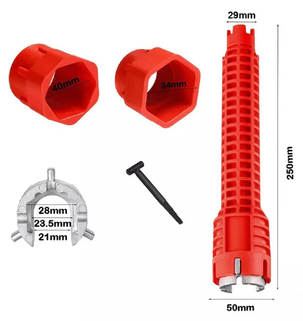Llave Universal para Plomero 14 en 1